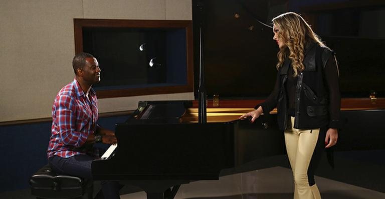 Tânia Mara e Brian McKnight - Site Tânia Mara/Reprodução