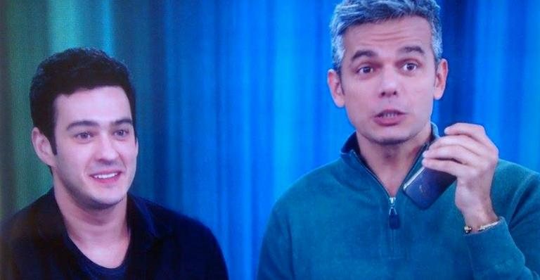 Otaviano Costa e Marcos Veras no Vídeo Show - TV Globo/Reprodução