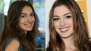 Anne Hathaway e Marina Moschen - Getty Images/TV Globo