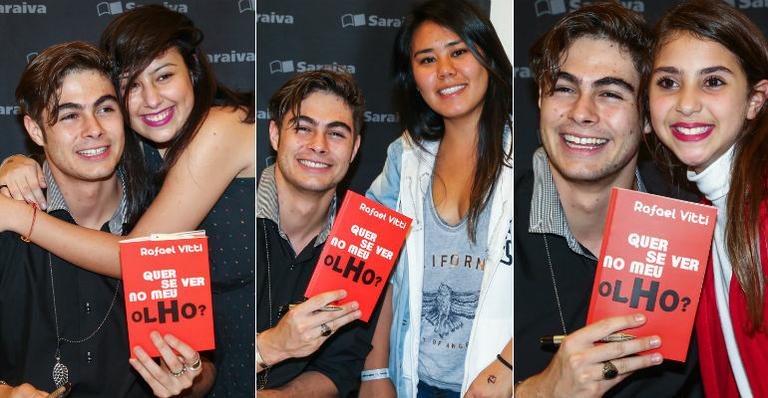 Rafael Vitti causa tumulto em SP no lançamento de seu primeiro livro - Manuela Scarpa/Photo Rio News