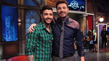 Gusttavo Lima e Danilo Gentili - Leonardo Nones / SBT