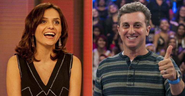 Mônica Iozzi e Luciano Huck - TV Globo/Divulgação