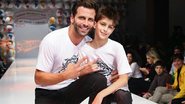 Henri Castelli com o filho, Lucas - Manuela Scarpa / Photo Rio News