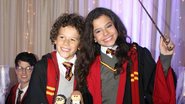 Gabriella Saraivah, a Tati de Chiquititas, vira Hermione em festa de aniversário - Marcela Macedo/AgNews