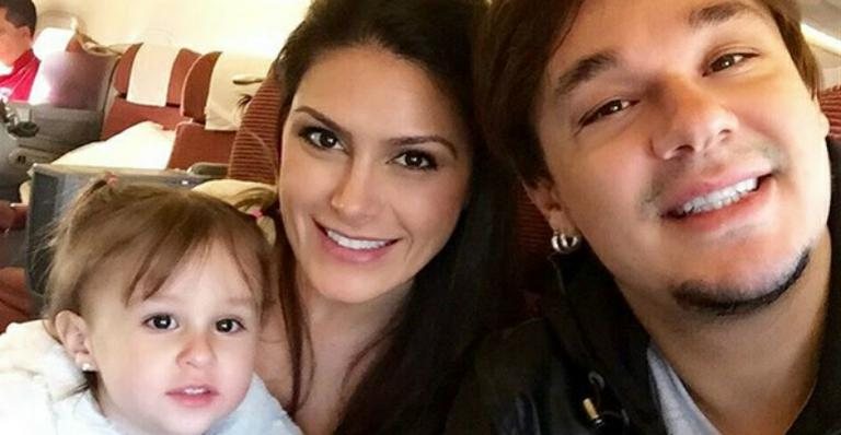 Natalia Guimarães, Leandro e a filha - Instagram/Reprodução