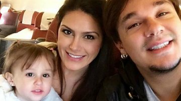 Natalia Guimarães, Leandro e a filha - Instagram/Reprodução