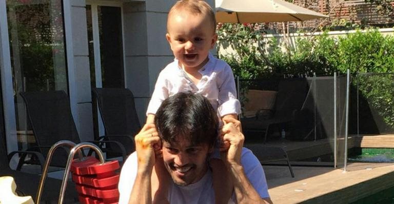 Fabio Faria e Pedro, seu filho com Patrícia Abravanel - Instagram/Reprodução