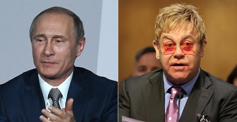 Vladimir Putin liga para Elton John para falar sobre direitos LGBT - Getty Images