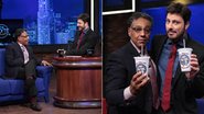 Danilo Gentili entrevista Giancarlo Esposito no The Noite - Leonardo Nones/SBT