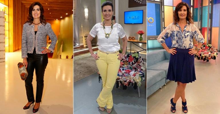 No aniversário de Fátima Bernardes, inspire-se no estilo da apresentadora - AgNews/ Reprodução/ TV Globo