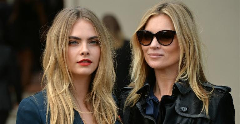 Cara Delevingne e Kate Moss - Getty Images