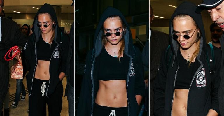 Cara Delevingne chega a São Paulo - Manuela Scarpa/Photo Rio News