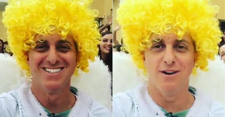 Luciano Huck se veste de cupido - Instagram/Reprodução