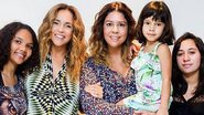 Daniela Mercury e Malu Verçosa posaram com as filhas Alice, Bela e Marcia - Instagram/Reprodução