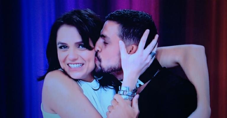 Mônica Iozzi surta com a presença de Cauã Reymond no Vídeo Show - TV Globo/Reprodução