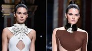 Kendall Jenner no desfile da Balmain - Getty Images