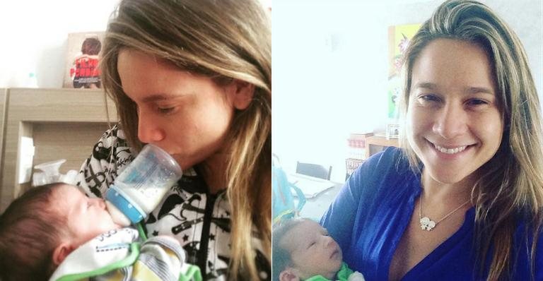 Fernanda Gentil e o filho, Gabriel - Instagram/Reprodução