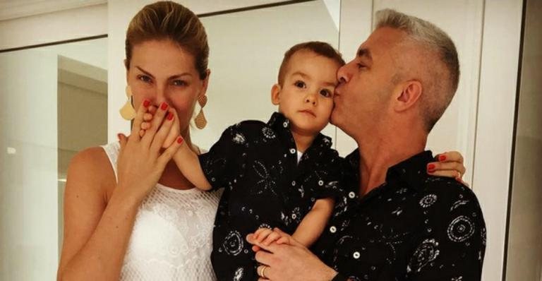 Ana Hickmann com Alexandre Jr. e Alexandre Correa - Instagram/Reprodução