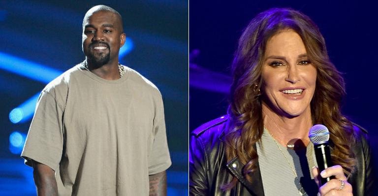 Kanye West diz estar orgulhoso por fazer parte da família de Caitlyn Jenner - Getty Images