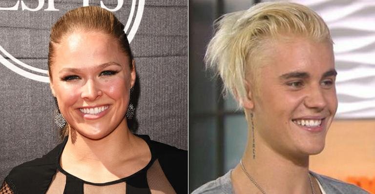 Ronda Rousey diz que deixou de ser fã de Justin Bieber - Getty Images/ Reprodução