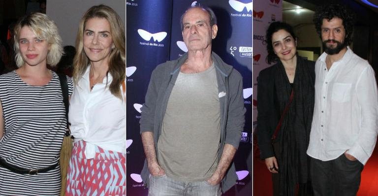 Bruna Linzmeyer, Maitê Proença, Ney Matogrosso, Letícia Sabatella e o marido Fernando Alves Pinto - Thyago Andrade/Foto Rio News