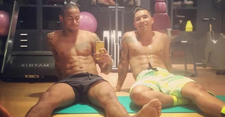 Neymar e Gilmar - Reprodução/ Instagram