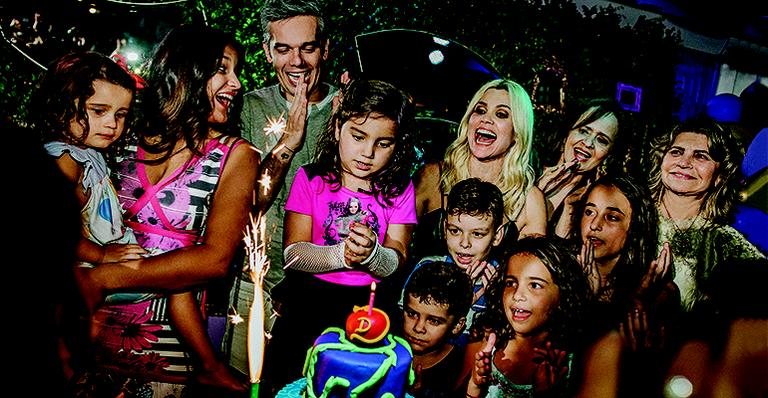 Aniversário de Olívia, filha de Otaviano e Flavia Alessandra - MARCOS FERREIRA/PHOTO RIO NEWS E RENATA XAVIER