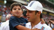 Felipe Massa e Felipinho - Getty Images