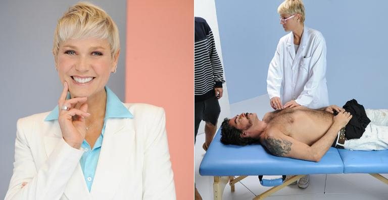 Xuxa em novo comercial com Junno Andrade - Divulgação