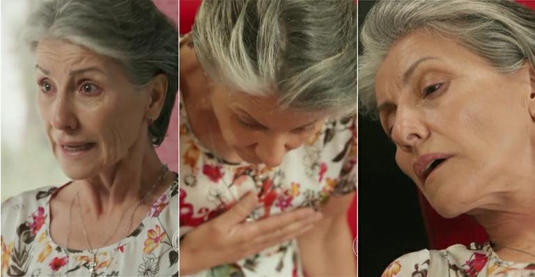 Cássia Kis emociona na novela das 9 - Reprodução TV Globo