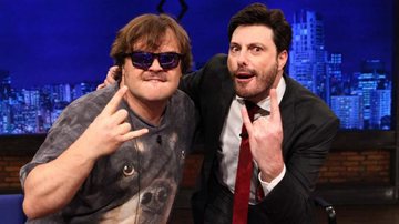 Jack Black participa do The Noite com Danilo Gentili - Leonardo Nones/SBT