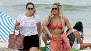 Karina Bacchi exibe corpão escultural em praia no Rio - Johnson Parraguez/PhotoRioNews