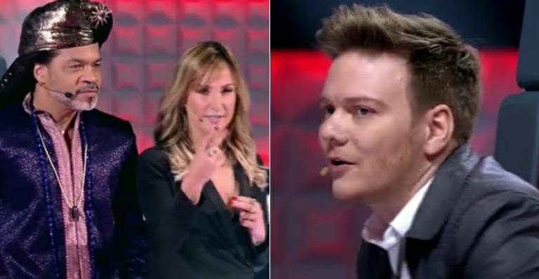 Michel Teló e Claudia Leitte discutem com Carlinhos Brown no The Voice Brasil - TV Globo/Reprodução