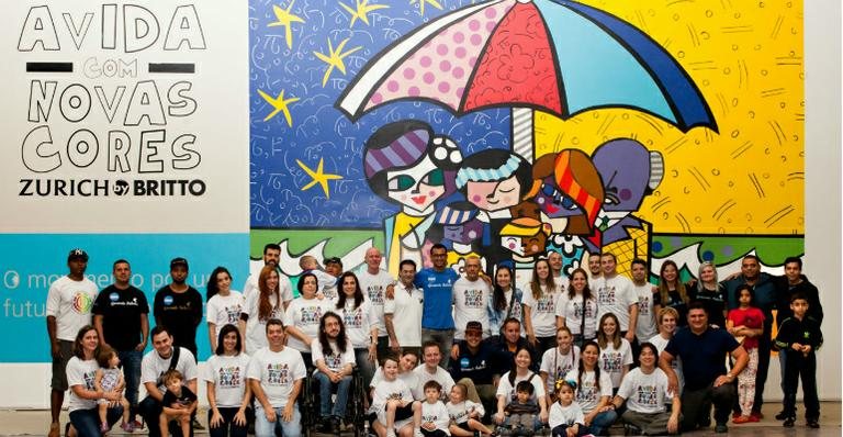 Em São Paulo, Romero Britto irá inaugurar sua maior obra no mundo inteiro - Divulgação