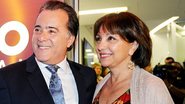 Tony Ramos e Lidiane em 2011 durante evento da TV Globo - TV Globo