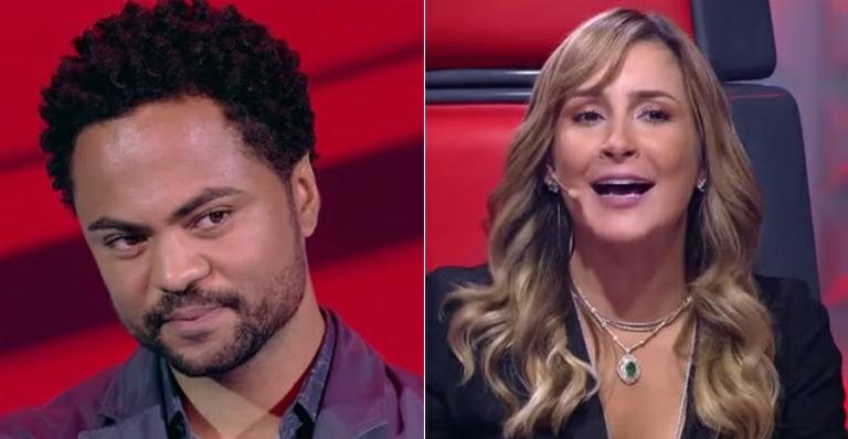 Rafael Dias e Claudia Leitte no The Voice Brasil - TV Globo/Reprodução