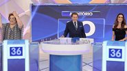 Silvio Santos com Mamma Bruschetta e Ticiana Villas Boas - Lourival Ribeiro/SBT