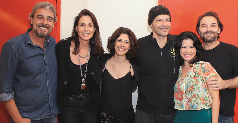 Alexandre Borges, Sílvia Pfeifer, Juliana Martins, Heitor Martinez, Samara Felippo  e Licurgo
Spinola - SANNY SOARES