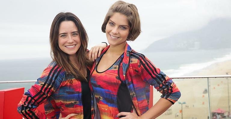 Fernanda Vasconcellos e Isabella Santoni em treino funcional - Miguel Sá/Divulgação