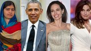 Malala, Obama, Jolie e Caitlyn - Getty Images