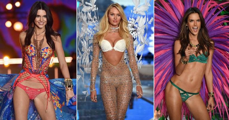 Kendall Jenner, Candice Swanepoel  e Alessandra Ambrósio - Getty Images