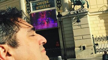 Zeca Camargo em viagem pela França - Reprodução Instagram