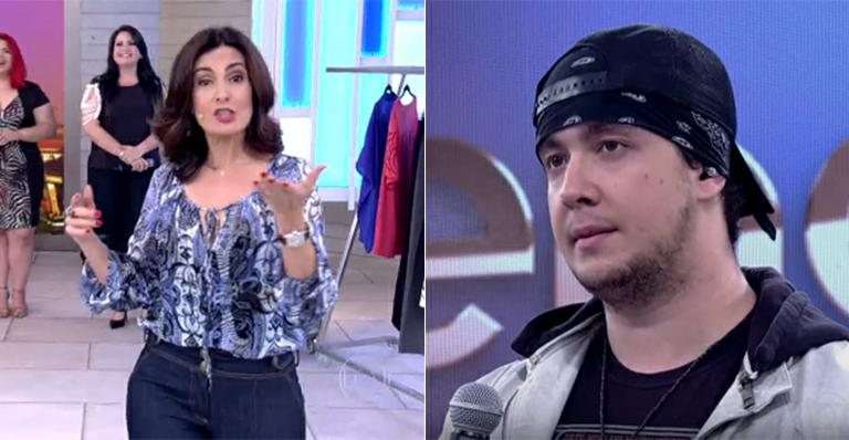 Fátima Bernardes e Bruno Boncini no 'Encontro' - Reprodução TV Globo