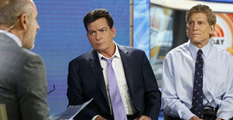 Charlie Sheen participa do Today Show - NBC/Reprodução