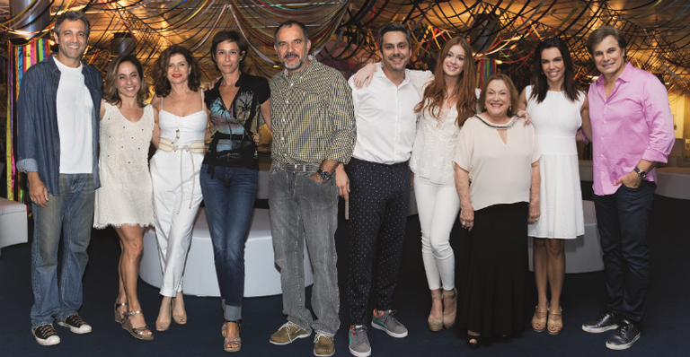 Domingos Montagner, Cissa Guimarães, Débora Bloch, Andréa Beltrão e Humberto Martins, Alexandre Nero, Marina Ruy Barbosa, Nicette Bruno, Ana Paula Araújo e Edson Celulari - FABRIZIA GRANATIERI