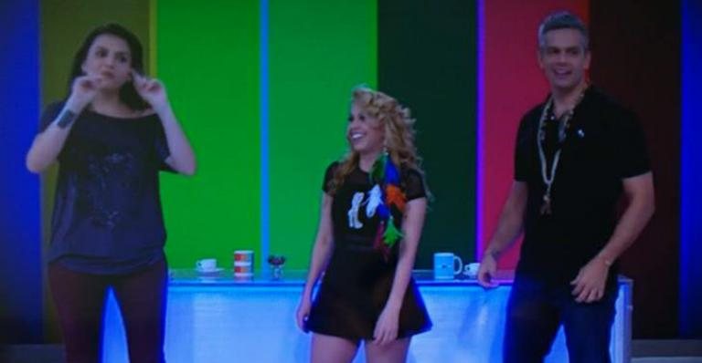 Joelma participa do Vídeo Show - TV Globo/Reprodução