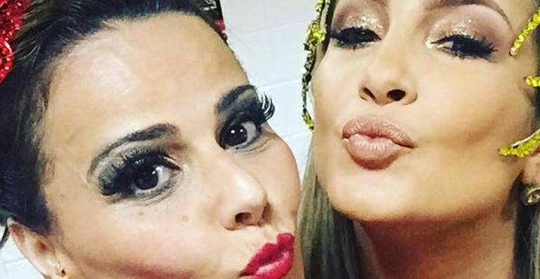 Viviane Araújo e Claudia Leitte: prontas para a avenida - Reprodução Instagram