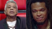 Lulu Santos e Leo Chaves no The Voice Brasil - TV Globo/Reprodução