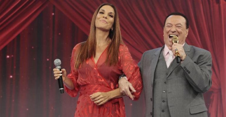 Ivete Sangalo faz a festa com Raul Gil no SBT - Cauana Fernandes/SBT