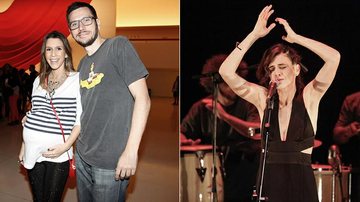 Sarah Oliveira grávida com o marido em show - Marcos Ribas/Photo Rio News